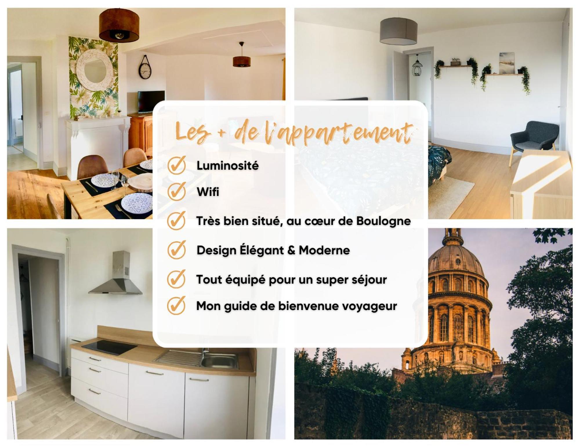Le Donjon - T3 80M2 - Hyper Centre - Spacieux & Lumineux Apartman Boulogne-sur-Mer Kültér fotó